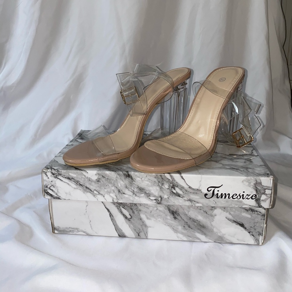 Clear Strap Heels
